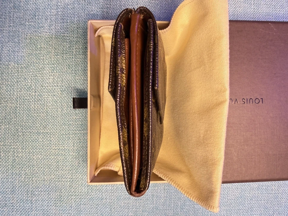 Auténtica billetera Louis Vuitton LV 1988 vintage con monograma Elise Foto 2 de 4