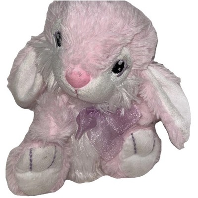 Way to Celebrate! Easter Hoppy Hopster Bunny Rabbit Plush Pink Clean VG Cond.