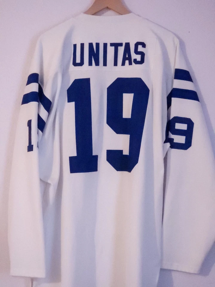 Футболка ретро Mitchell & Ness Baltimore Colts Johnny Unitas No19 размер 56 - Изображение 2 из 4