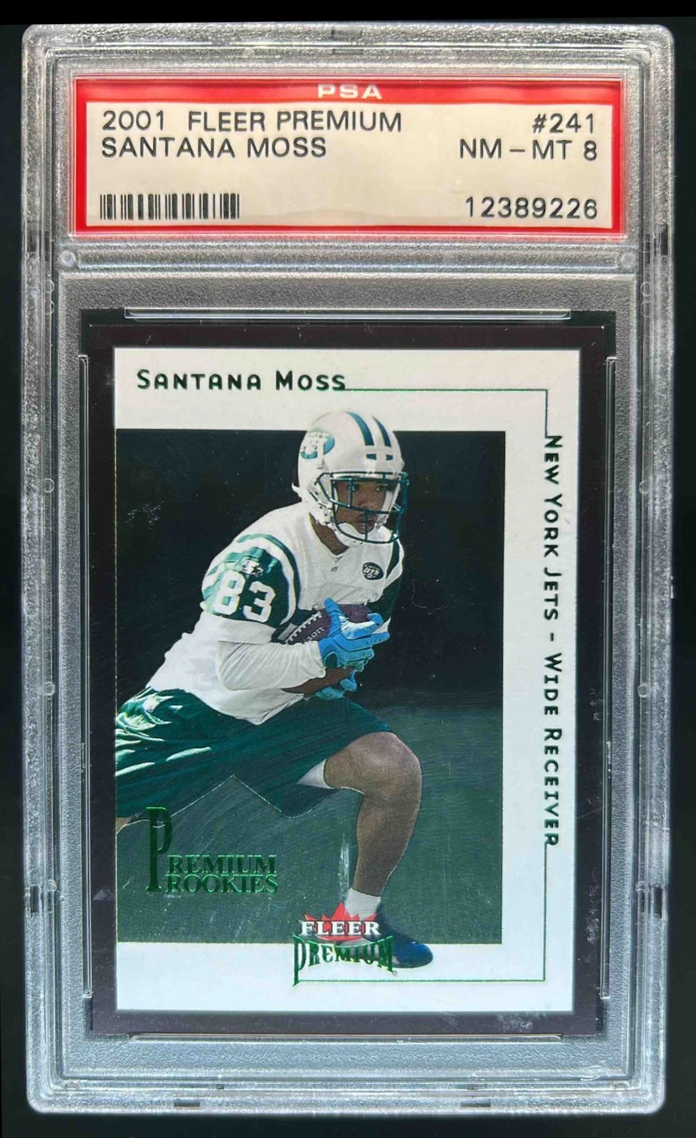 Santana Moss Fleer Premium #241 Base