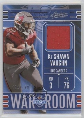 2020 Panini Absolute War Room Materials 191/199 Ke'Shawn Vaughn Rookie RC 0c6