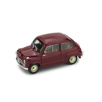 Fiat 600 Polizia Stradale 1955 1:43 Brumm Forze Dell'ordine -D- Neues Modell