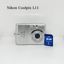 Nikon Coolpix L11 Digital Camera Tested Excellent Condition Silver