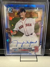 2021 Bowman Sapphire Edition - Chrome Prospects Autograph Jeremy Wu-Yelland...