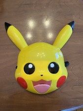 Nintendo Pok mon Pikachu Kids Adjustable Yellow Plastic Face Mask
