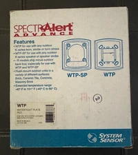 System Sensor WTP Watertight Plate for Use with Horns, Strobes and Horn Strobes