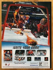 2002 NHL Hitz 2003 Xbox PS2 Gamecube GBA Print Ad/Poster Hockey Game Promo Art