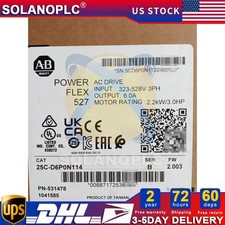 Allen Bradley 25C-D6P0N114 Brand DHL Express shipping US Free Tax