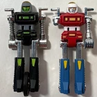 GoBots Cy-Kill Black Green Variant & Red Blue  MR-01 Bandai 1985 Incomplete