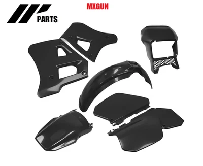 Kit plastique NOIR YAMAHA DT 125 R - DT200R (1988 à 2002) - Photo 1/2