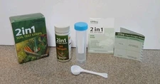 GIFTBAG Soil Test Kit 2-In-1 Soil Sampling Spoon 100 test Strips (2pk) Exp.12/27