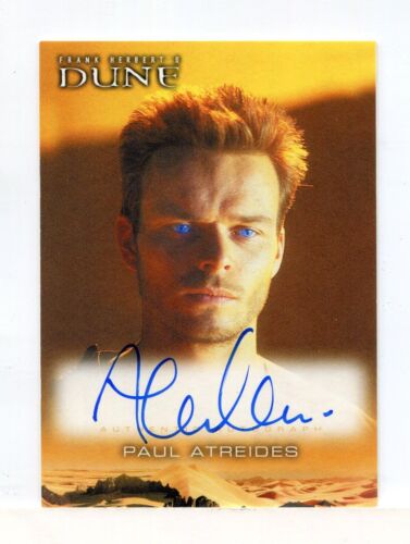 Dune Miniseries Commemorative Alec Newman as Paul Atreides Autograph Card