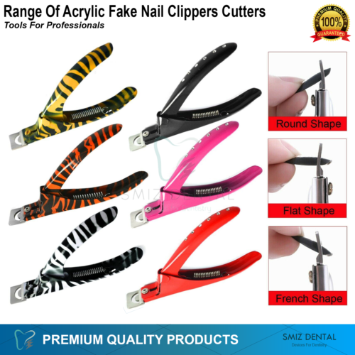 Manicure Tips Cutter Nail Scissors Acrylic False Nail Clipper Nail Art U Edge - Afbeelding 1 van 10