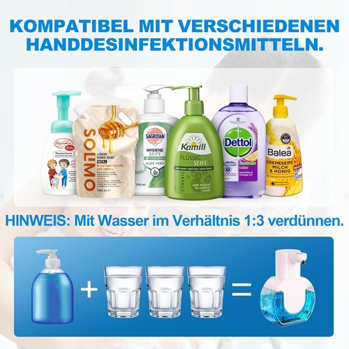 Automatisch Sensorspender Schaum Seifenspender 420ml Elektrischer Seifenspender - Bild 9 von 12