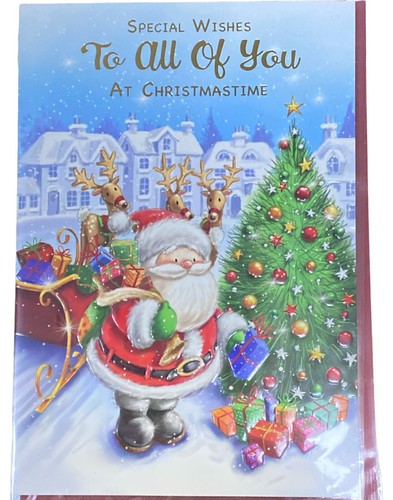 DESEOS ESPECIALES PARA TODOS USTEDES TARJETAS DE NAVIDAD TARJETAS DE FESTIVAL VENDEDOR DEL REINO UNIDO - Imagen 15 de 40