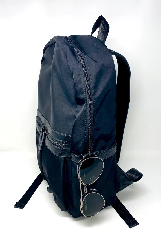 Zaino in pelle e nylon Made in Italy - Unico - Lavorati a Mano - Alta qualità - Immagine 2 di 4