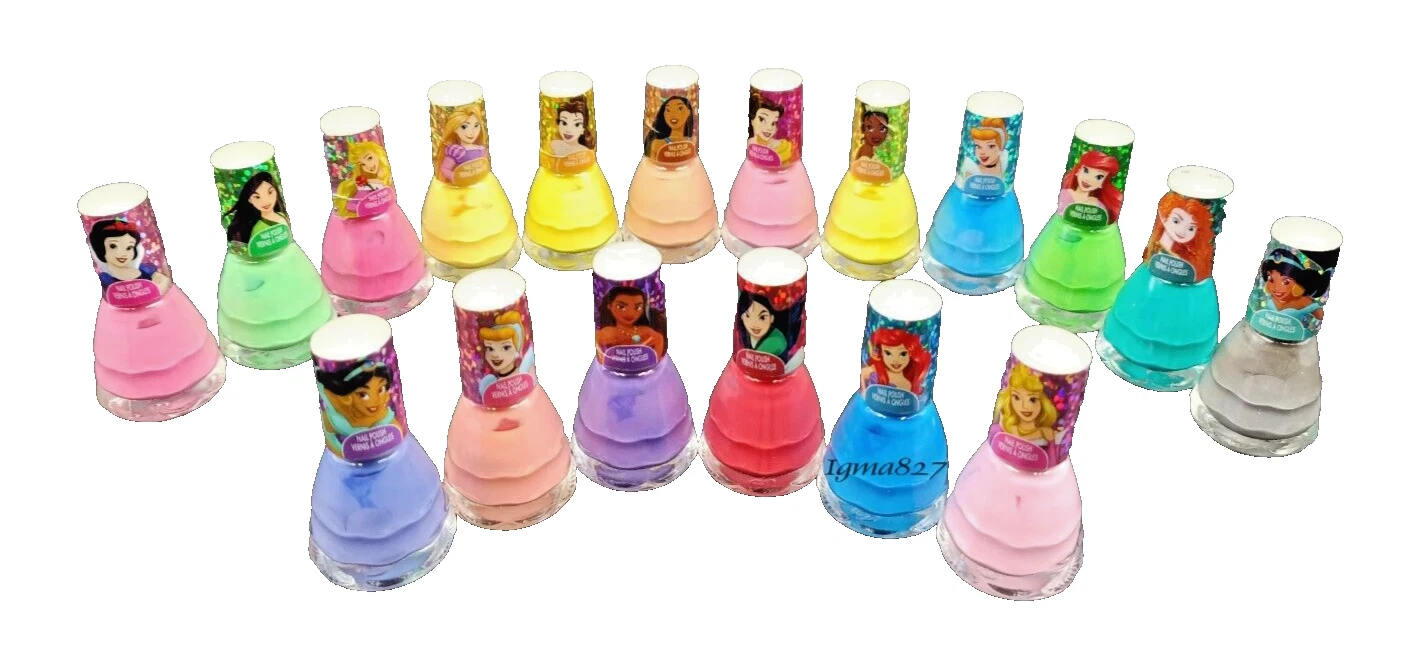 Disney Princess Nail Polish/Varnish Set Childrens 3+ Years