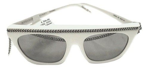 Authentic Stella Maccartney SC0043S White Chain Sunglasses - Picture 4 of 10