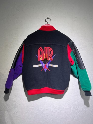 Rare!!! Nike 90s Air Jordan varsity jacket true vintage find!! Made in Korea - Picture 2 of 9