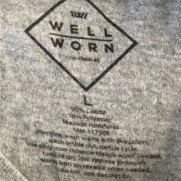 BIEN USADO-Camiseta Patriótica Hombre Gris con Rojo, Blanco y Azul Número 1-USA (GRANDE) Foto 2 de 2