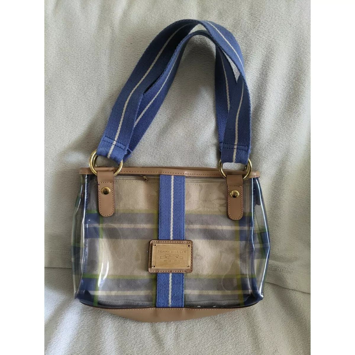 Tommy hilfiger clear clearance bag