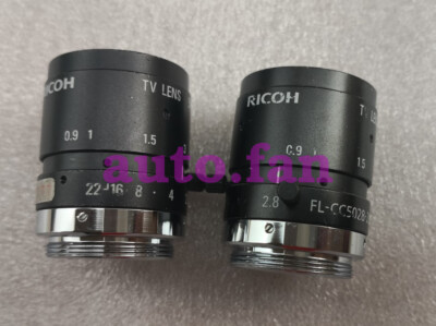 1pc used Ricoh FL-CC5028-2M 50mm 2 million pixels industrial lens
