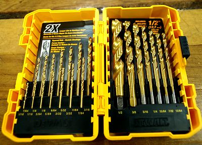 Titanium Pilot Point Drill Bit Set 