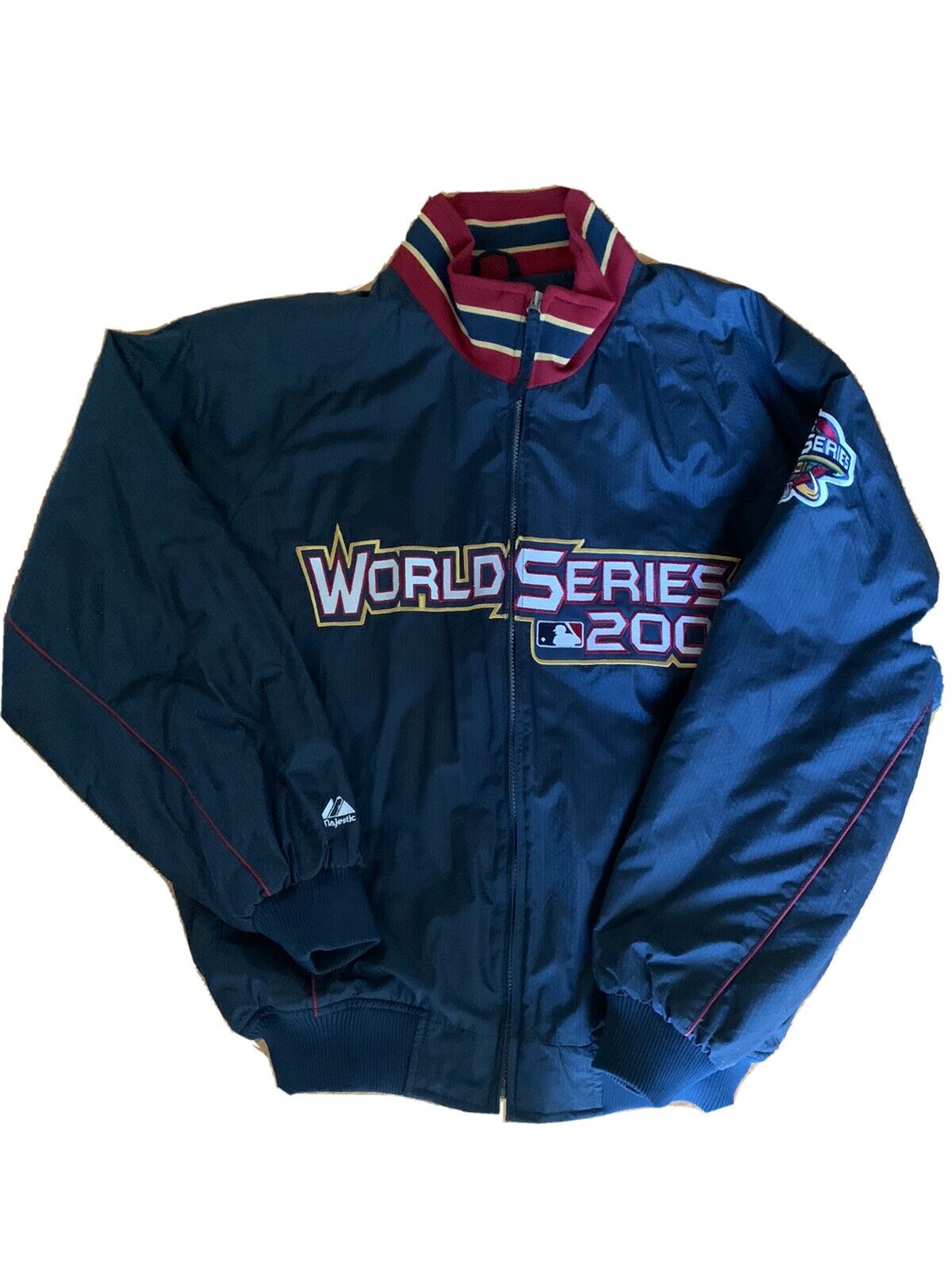 VINTAGE  MAJESTIC WORLD SERIES JACKET SIZE LARGE