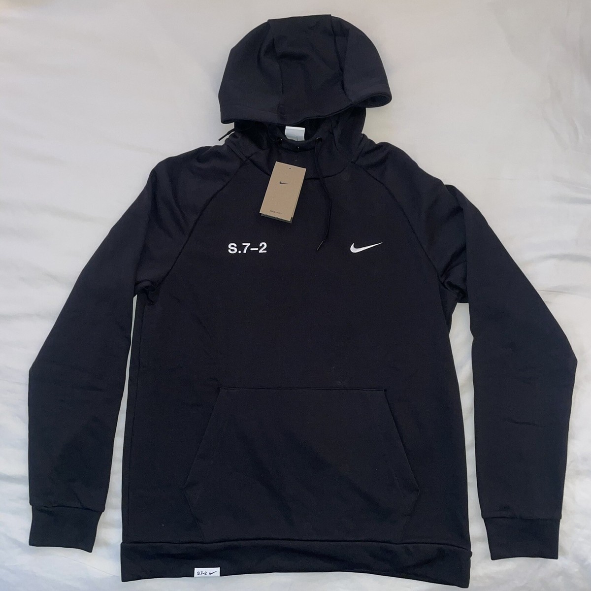 NIKE PRO Dri-Fit Hoodie Mサイズ 美品 Nike Men's Dri-Fit Hoodie Sweatshirt Size Medium Gray Swoosh