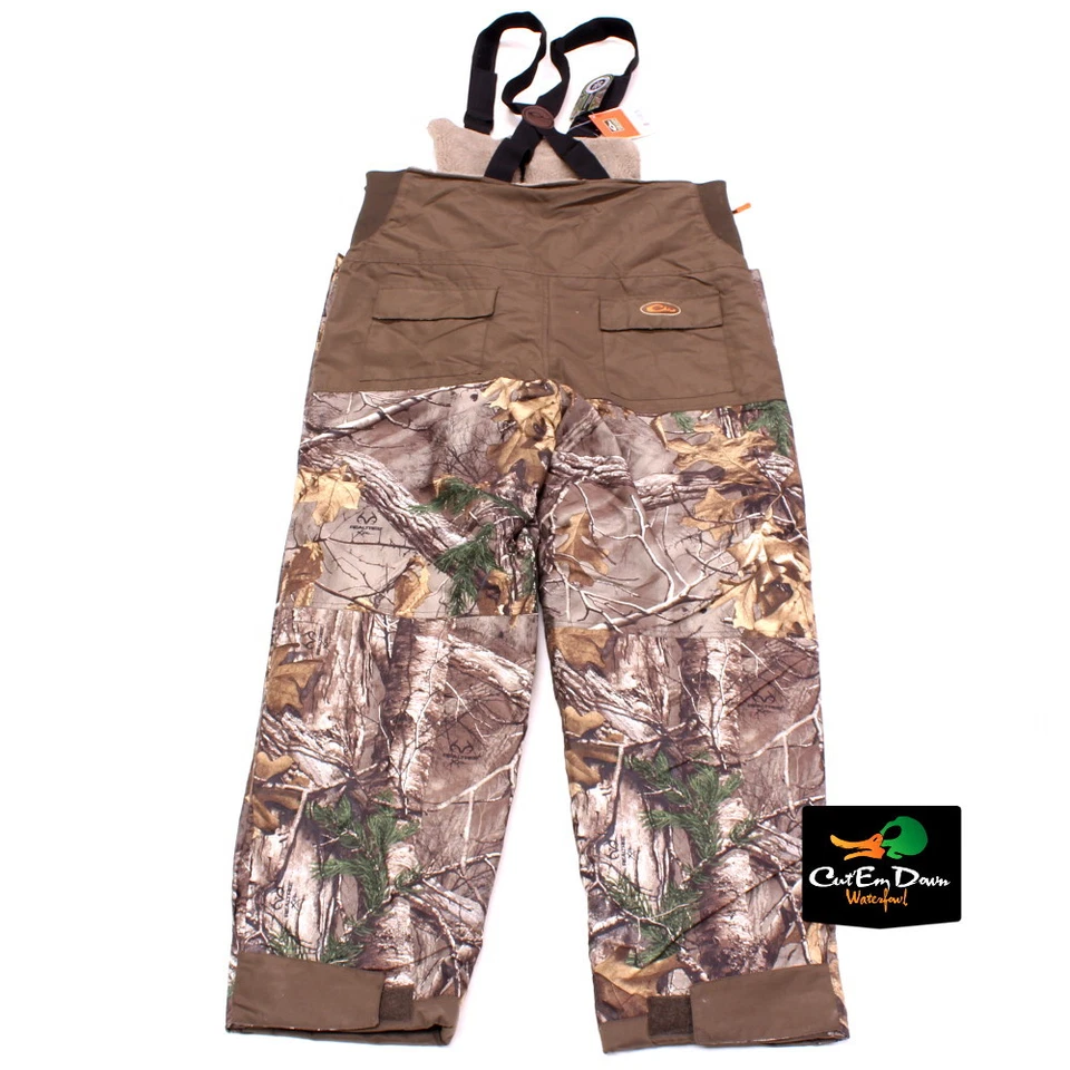 DRAKE WATERFOWL NON-TYPICAL STORM BIBS SHERPA FLEECE LINED XTRA CAMO 2XL - Image 2 of 3