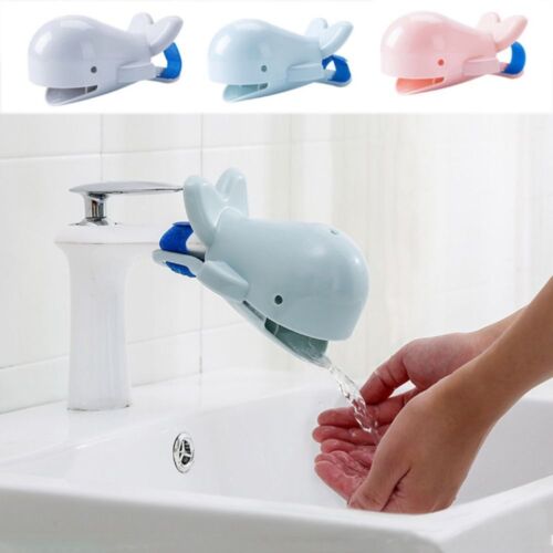 Whale Shape Water Tap Extensioner Splash Proof Water Channel  Hand Washing - Picture 1 of 11