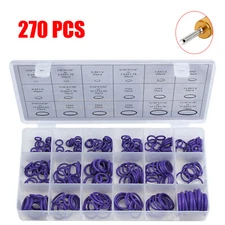 270Pcs O Rings Seal Gasket Washer Rubber Car A/C System Seal Kit 18 Sizes O-Ring