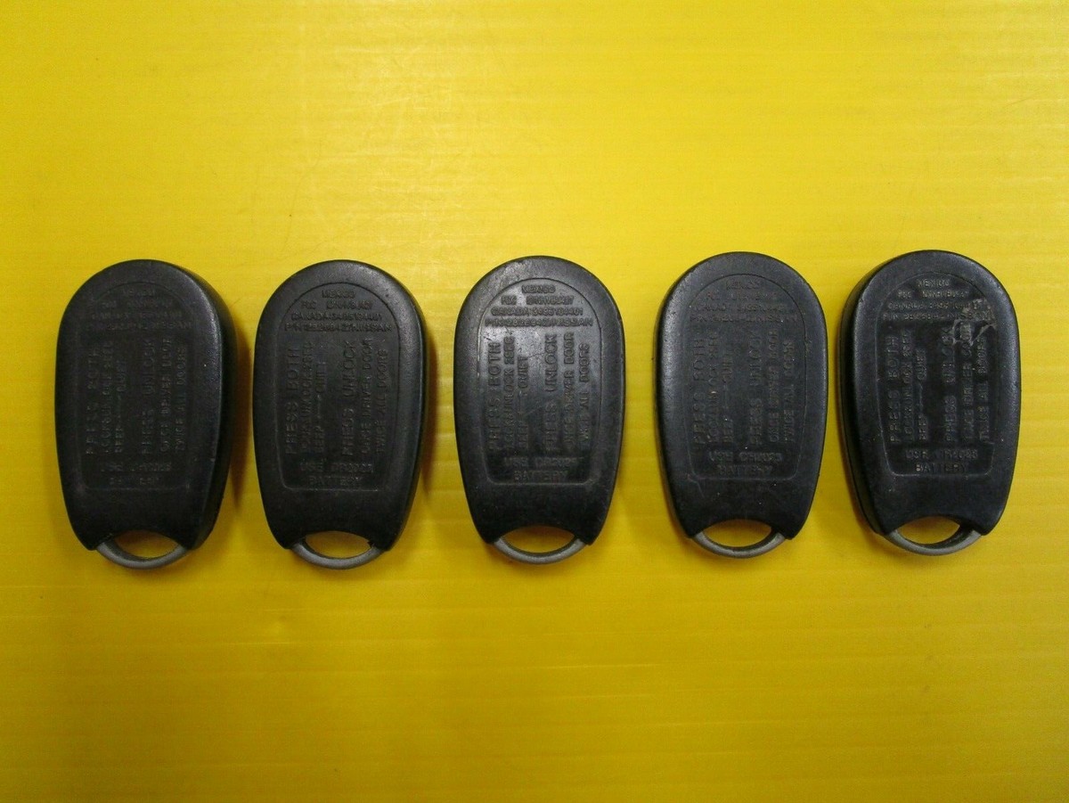 Set of 5) OEM Nissan Keyless Entry Remote Fob Transmitter NHVBU427