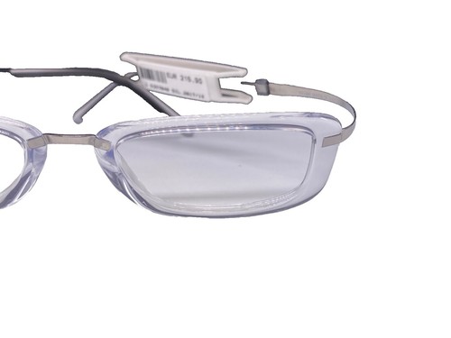 Silhouette SPX M1163 /20 Crystal Clear Butterfly Eyeglasses Frame Austria 54mm Silhouette SPX M1163 Crystal Clear Butterfly Eyeglasses  main image 4