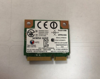 Genuine/OEM Atheros AR58225 WiFi WLAN Card Offers Accepted | eBay