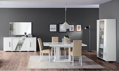 ESF Lisa 9 Piece Dining Room Set Made in Italy by Status Italy