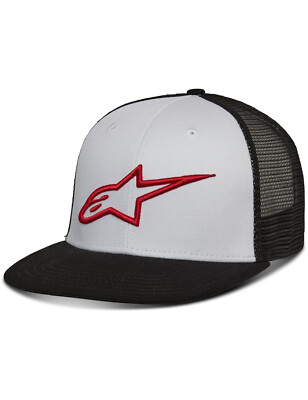 Alpinestars Corp Trucker Cap in weiß/schwarz
