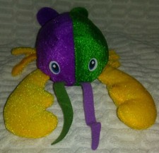 12  2015 National Prize Toy Yellow Green and Purple Blue Eyes Lobster Plush