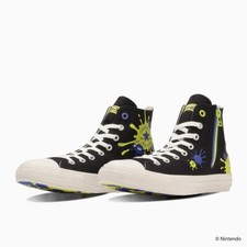 CONVERSE ALL STAR Z HI / Splatoon3 31312701 Black Men US 3-11.5 Shoes NEW