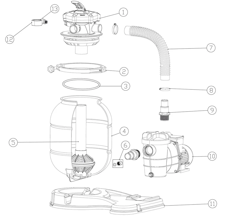 Ersatzteil: Manometer Druckanzeige  Sandfilter Sandfilteranlage Poolfilter - Bild 4 von 4