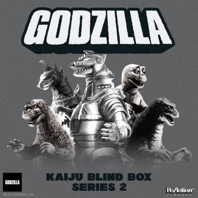 Super7 Reaction Kaiju Blind Box Silver Screen Godzilla '62 Chase