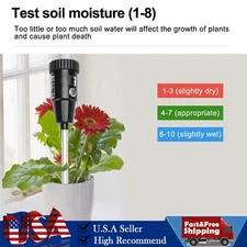 Handheld Soil PH Tester PH & Moisture Meter With 295mm Long Metal Probe