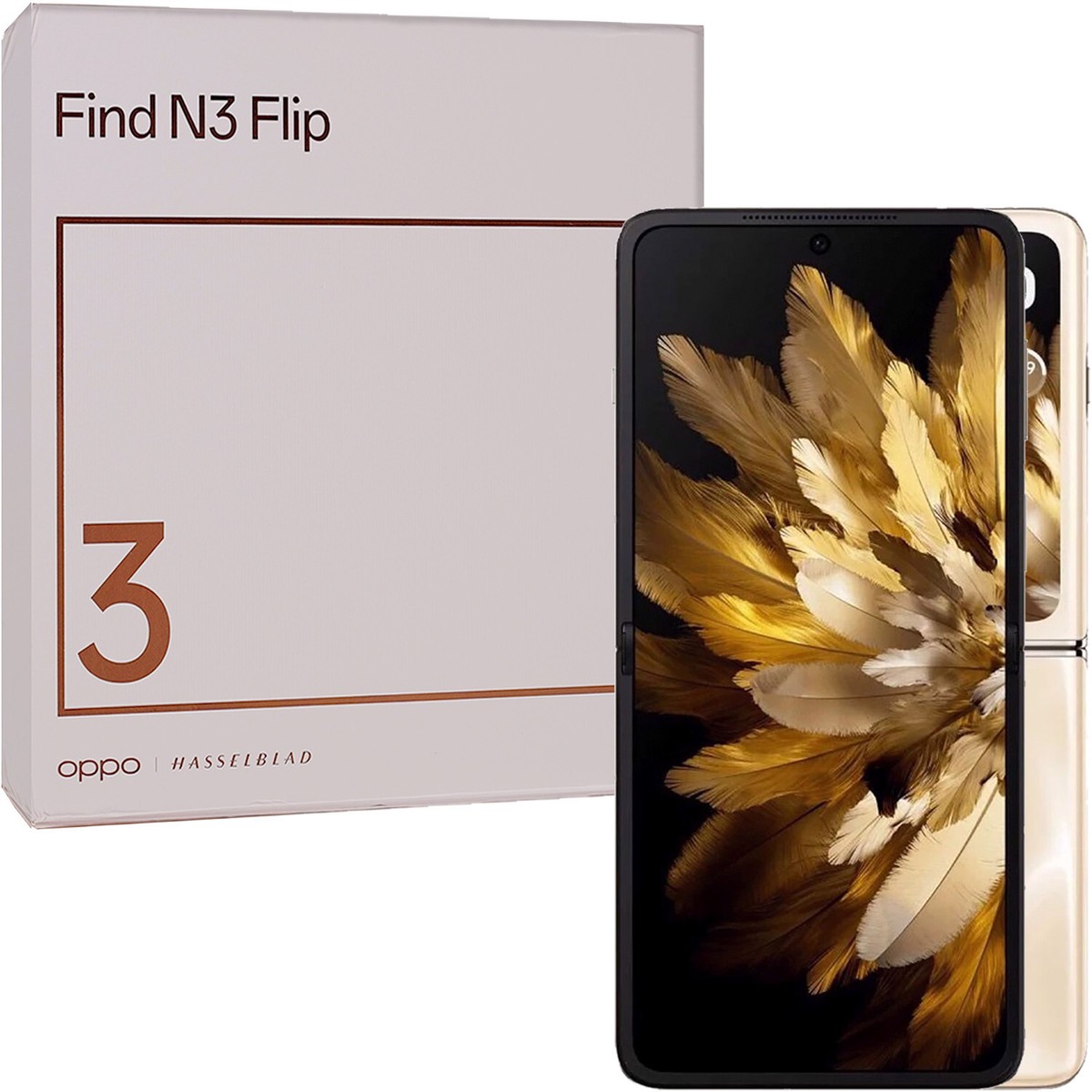 Oppo Find N3 Flip 5G Cream Gold 256GB + 12GB Dual-SIM Unlocked