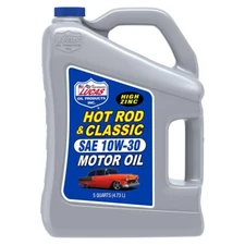 Lucas Oil SAE 10W-30 Hot Rod & Classic Car Motor Oil High Zinc 5 Quarts 10679