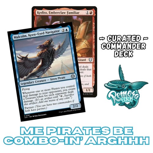 Malcolm, Keen-Eyed Navigator/Kediss, Emberclaw vertraut | Pirat Typal Combo EDH - Bild 1 von 17