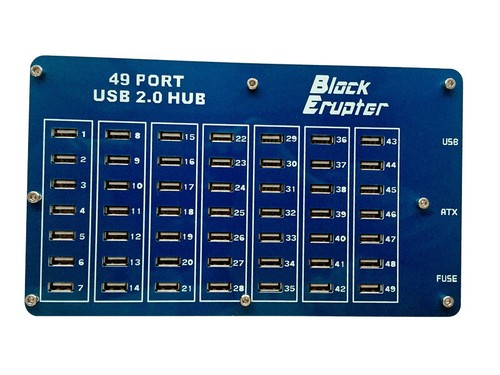 EyeBoot - Block Erupter 49 Port 24 pin ATX Powered USB 2.0 HUB - Free Shipping