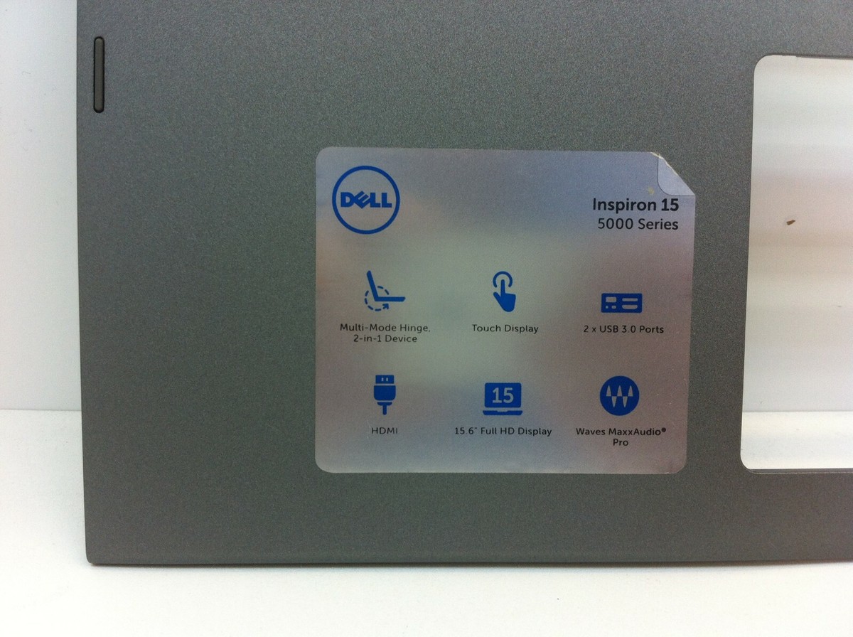 Laptop Information: Dell Inspiron 15 - 5000 (5578) 2 in 1