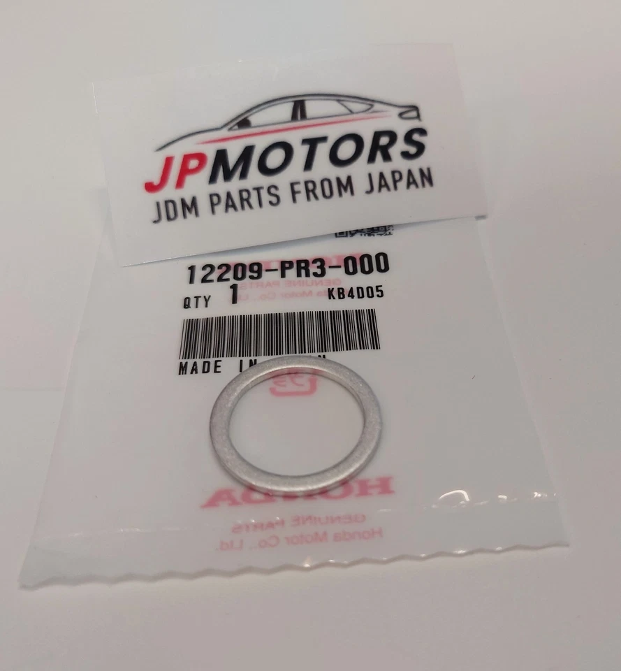 Kit de lavadora de enchufe HONDA genuino serie B 12208-PR3-000 12209-PR3-000 nuevo fabricante de equipos originales Foto 3 de 4