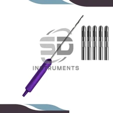 Double Mercedes-Style Cannulas for Liposuction, Secure Super Handle Attachment