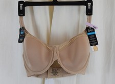Bali Women's Underwire One Smooth U Ultra Light Convertible Bra Beige Size 34D